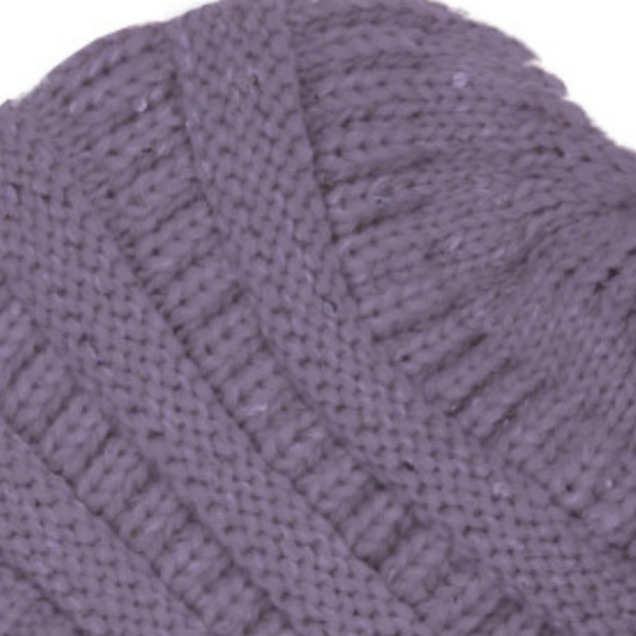 C.C. Sequin Violet Beanie. NWT - Picture 2 of 2